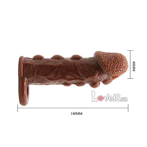 Brave Man Brown G-Spot Textured Penis Extender — photo 5