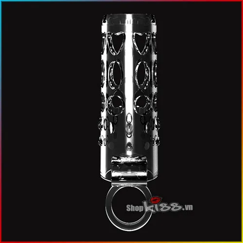 Get Lock Strap-On Vibrating Silicone Cock Enhancer — photo 4