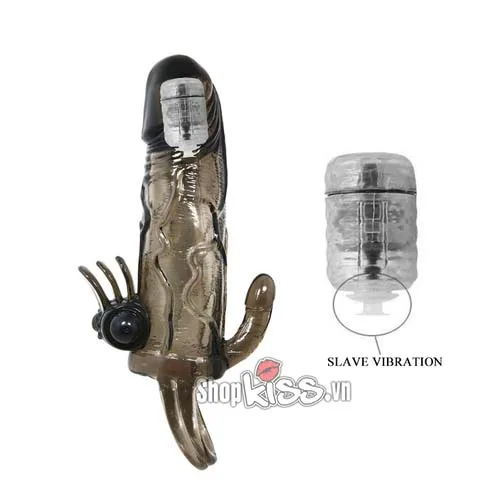 Braveman Dual Head Strap-On Condom Vibrator BD13A — photo 7