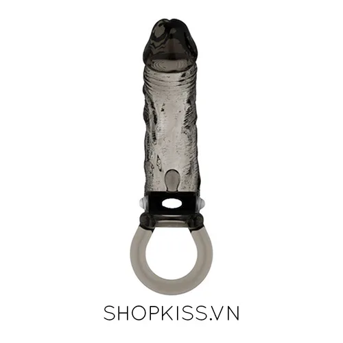 BD35 Black Warrior Vibrating Penis Sleeve Enhance Length — photo 2