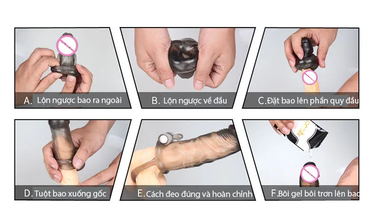 BD35 Black Warrior Vibrating Penis Sleeve Enhance Length — photo 7
