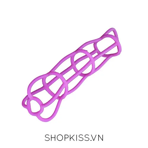 Silicone Mesh Penis Sleeve TPR Comfortable Fit — photo 2