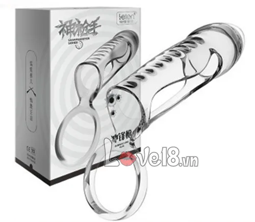 Transparent Strap-On Large Penis Extension For Longer Sex — photo 2
