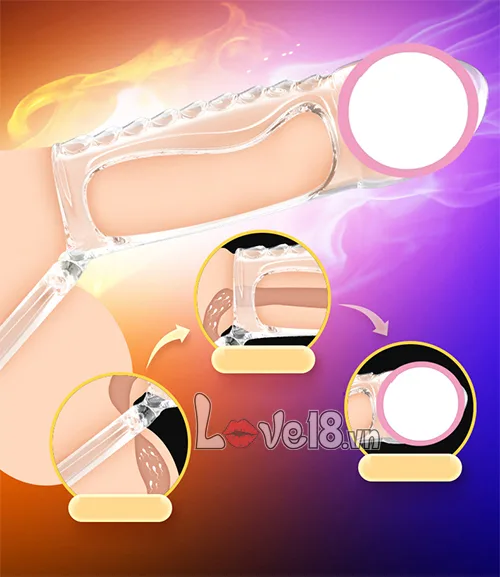 Transparent Strap-On Large Penis Extension For Longer Sex — photo 4