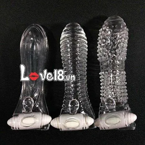 Cobiiy Transparent Vibrating Penis Sleeve Extend Stamina — photo 5
