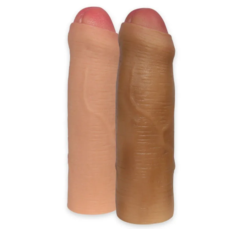 Donzen XL Large Silicon Condom Soft Realistic Delay Support 17.5cm — photo 3