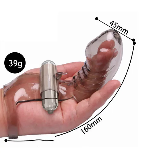 DC10T Silicone Finger Vibrator G-Spot Stimulator — photo 3