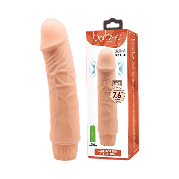 Barbara 7.6” Vibrating Handheld Dildo Female Masturbation Toy