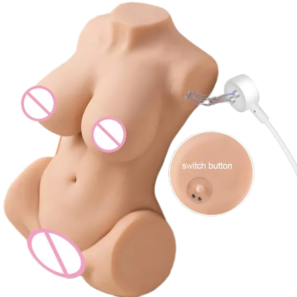 BB 04 3D Vibrating Sex Doll - Remote Control Realistic Movements