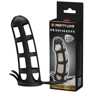 BD07A Penis Sleeve Delay Ring Enhancer for Men Boost