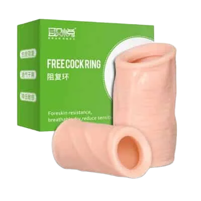 BD10C Silicone Ring Condom Delay Ejaculation Extend Sex
