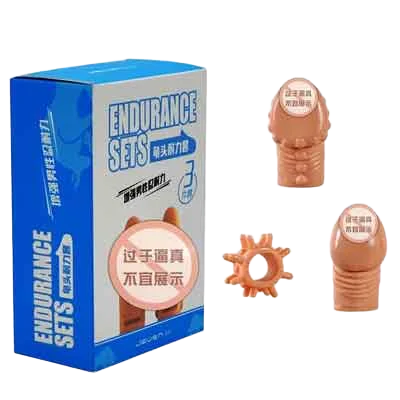 BD10E Triple Condom Extender Increased Stimulation For Male Enhanced Sex