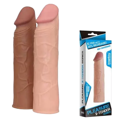 BD15 Realistic Lengthening Soft Condom