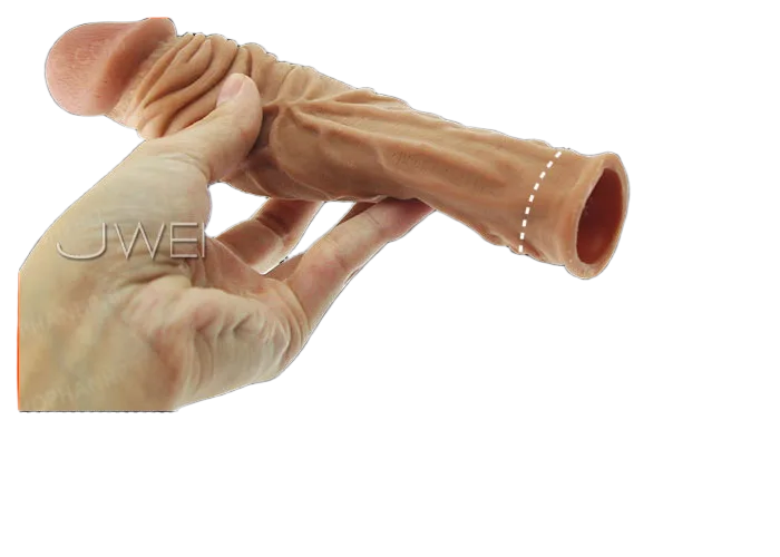 BD16 Soft Extra Length Penis Extender 5cm Silicone Sleeve