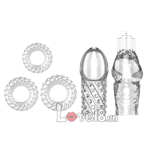 BD88 Set Spiked Ribbed Textured Condom Enhance Male Performance
