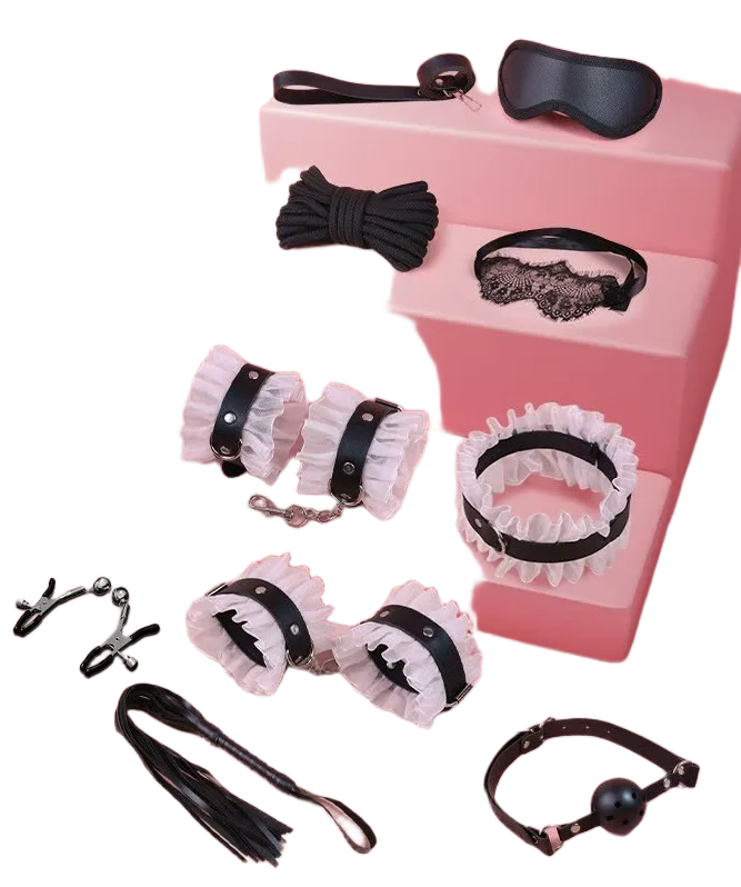 BDSM 10-Piece Set Full Pleasure Restraints Kit