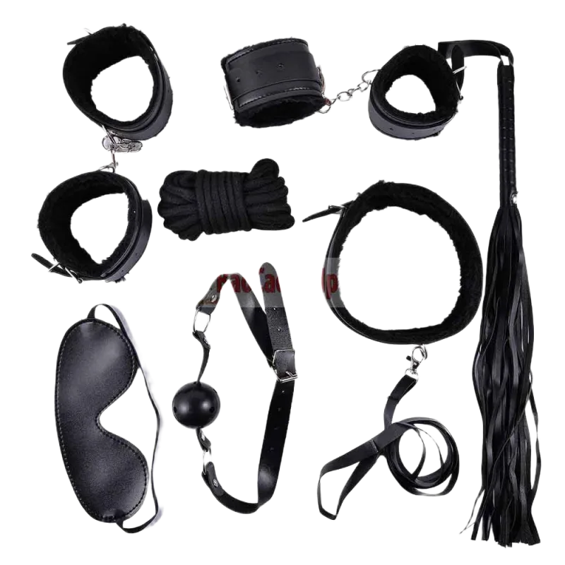 BDSM 7-Piece Sex Toy Kit Heavy-Duty Male Female Experience Set