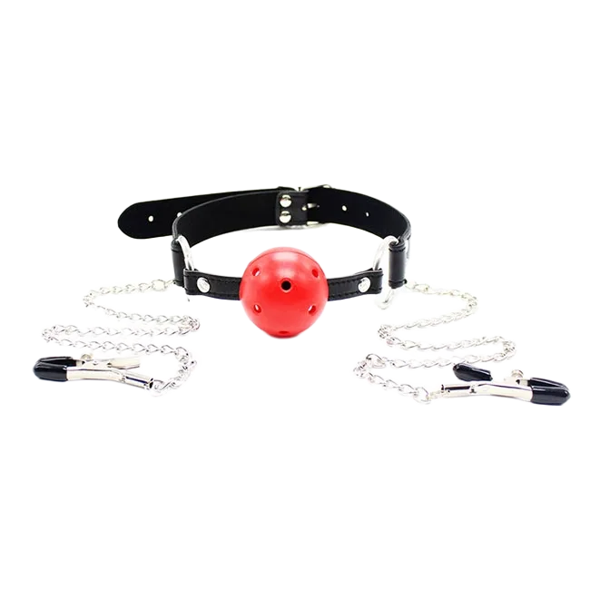 BDSM Jaw Lock & Nipple Clamp Set