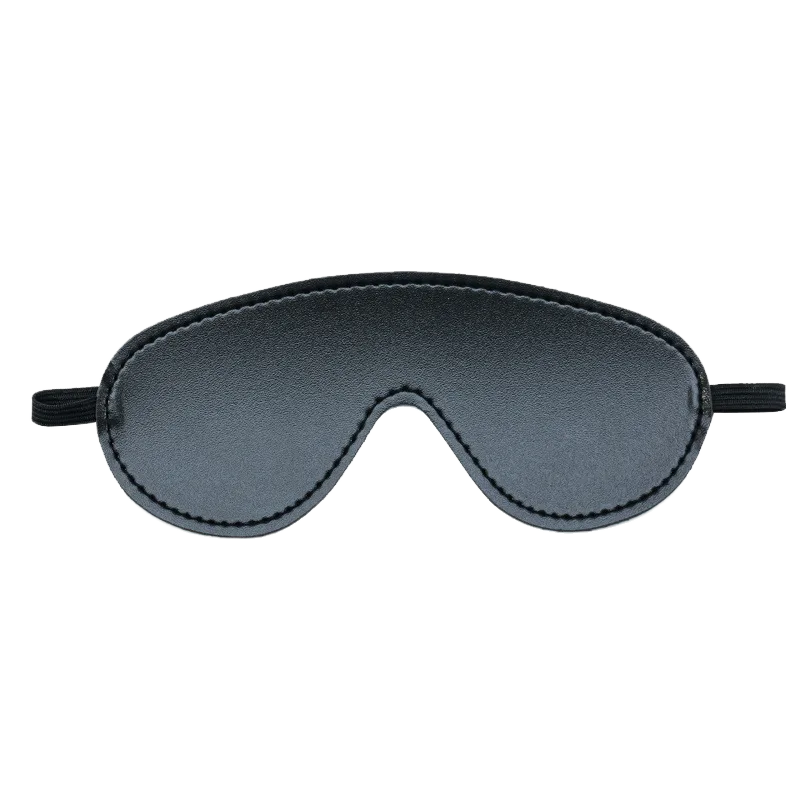 BDSM Leather Sensory Blindfold for Couples Excitement