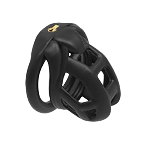 BDSM Male Chastity Cage Nylon Lock Durable & Safe