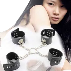 BDSM Restraint Kit with Handcuffs and Anklets for Intense Play