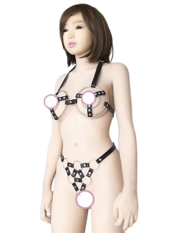 BDSM Unique Alloy Bra & Panty Set for Couple’s Intense Pleasure