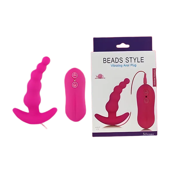 Beads Style 10 Mode Prostate Massager Anal Vibrating Toy