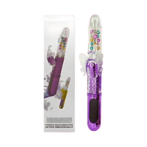 Beeswing Vibrating Rotating Silicone Dildo Female Male Use
