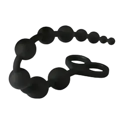 Beginner Friendly Silicone Beaded Anal Stimulator for Prostate Massage