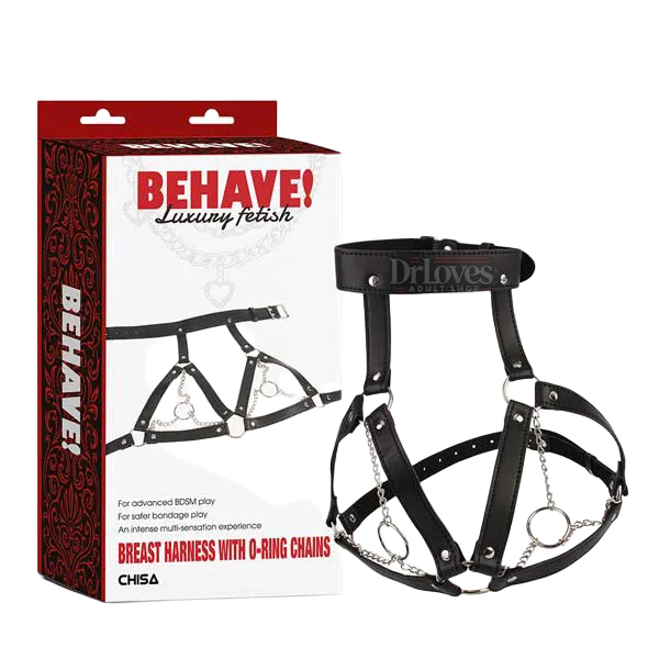 Behave Luxury Fetish Chest Harness Sexy Bondage Accessory