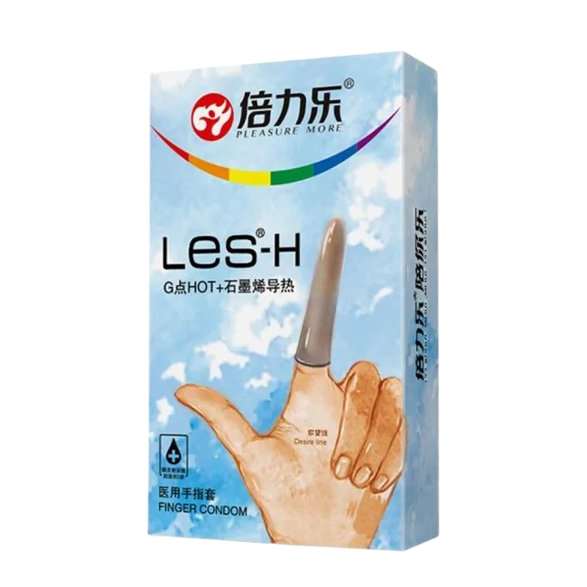 Beilile Les-H Warm Finger Condom Hygienic Safe Anal Play