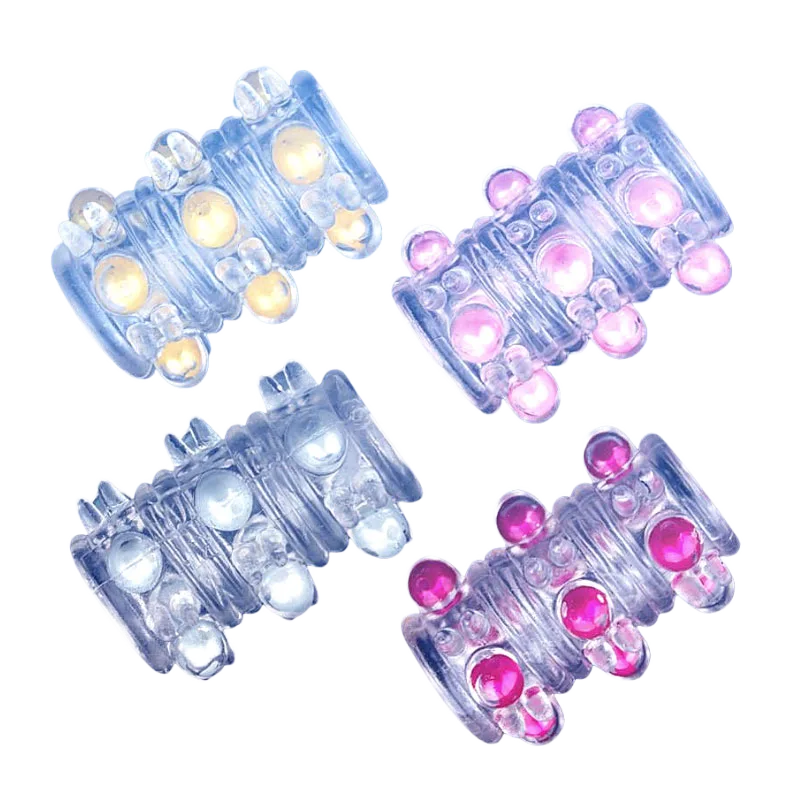Bi Textured Extension Condom with Nubs for Max Sensation