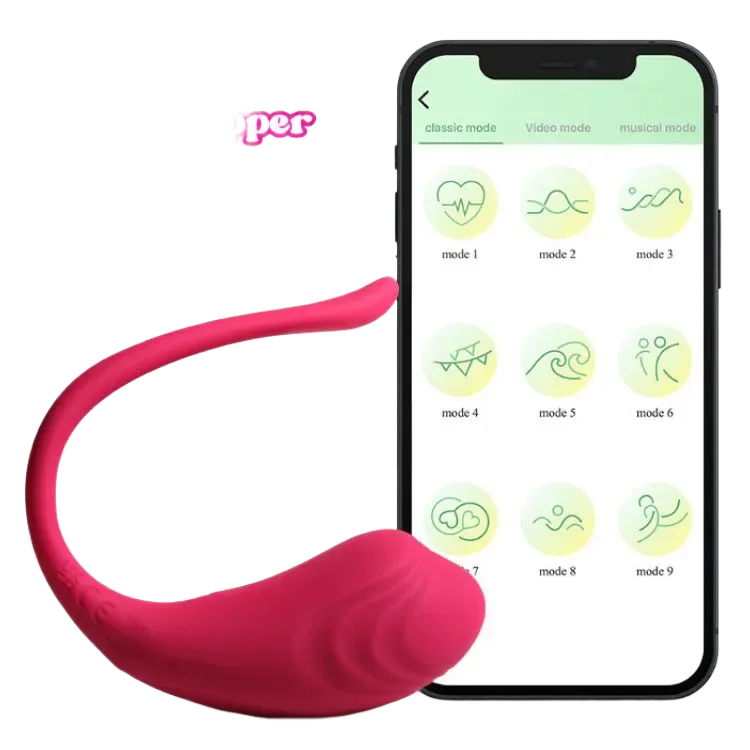 Billy Remote App-Controlled Silicone 10-Mode Vibrating Egg
