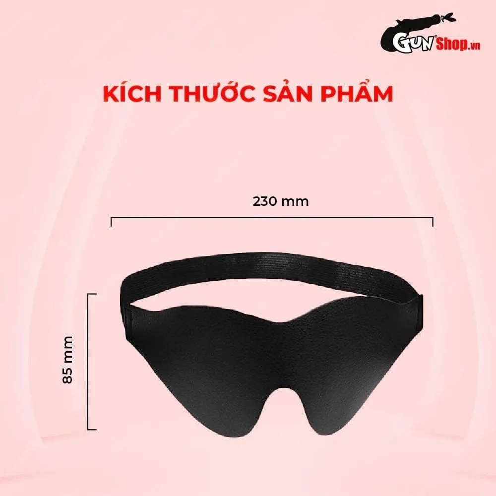 Luxury PU BDSM Blindfold Adjustable Strap Sensual — photo 3