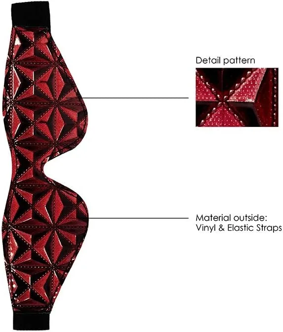 Leather Blindfold Sensual Bedroom BDSM Accessories — photo 3