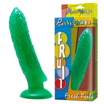 Bitter Melon-Shaped Silicone Vibrator Soft G-Spot Anal Stimulator