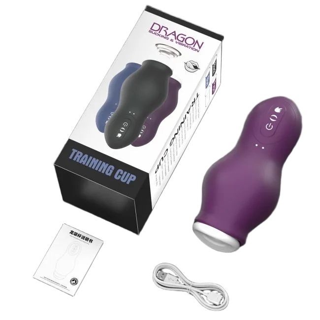 Black Dragon Compact Male Masturbator & Penis Exerciser