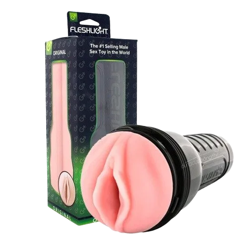 Black Fleshlight Male Masturbation Cup Premium Silicone