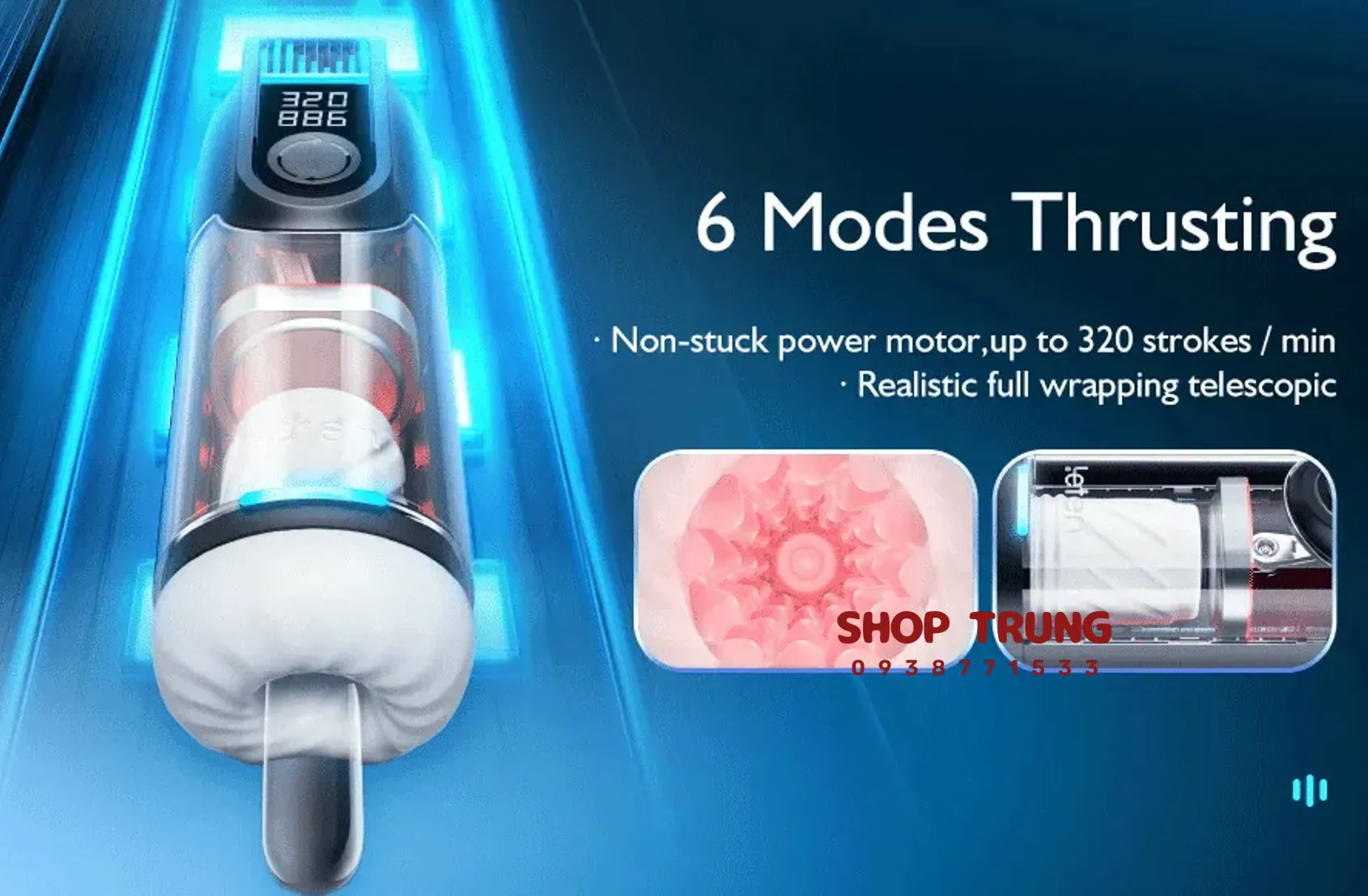Black Hole Pro Smart Masturbator 9 Mode Powerful Quiet — photo 2