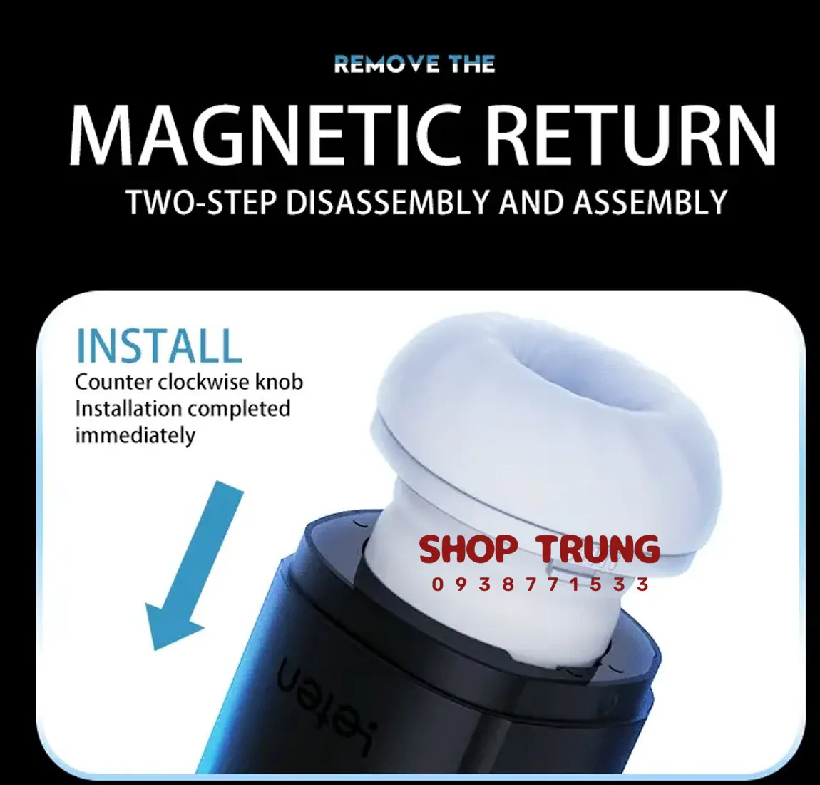 Black Hole Pro Smart Masturbator 9 Mode Powerful Quiet — photo 6