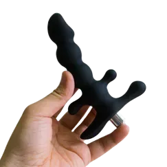 Black Mon Handheld Anal Vibrating Stimulator