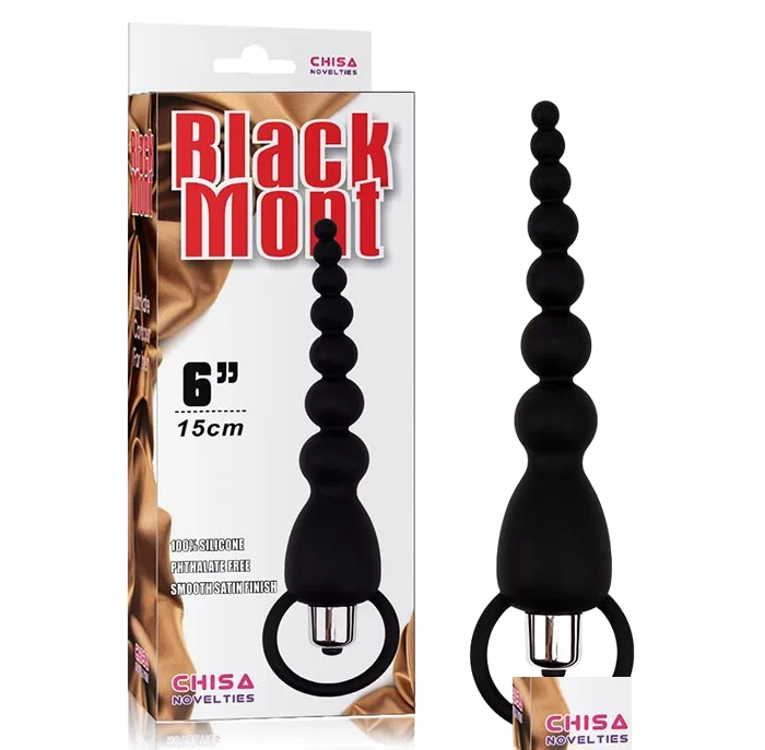 Black Mont Anal Vibrator 10 Vibration Modes 74g Lightweight