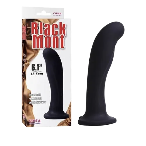 Black Mont Chisa Anal Massager Premium Waterproof Silicone