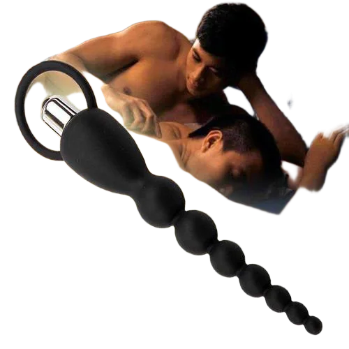 Black Mont Ultra-Soft Anal Vibrator 15cm Silicone 10 Modes Waterproof