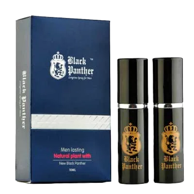 Black Panther Male Delay Spray Prolonged Performance Aid