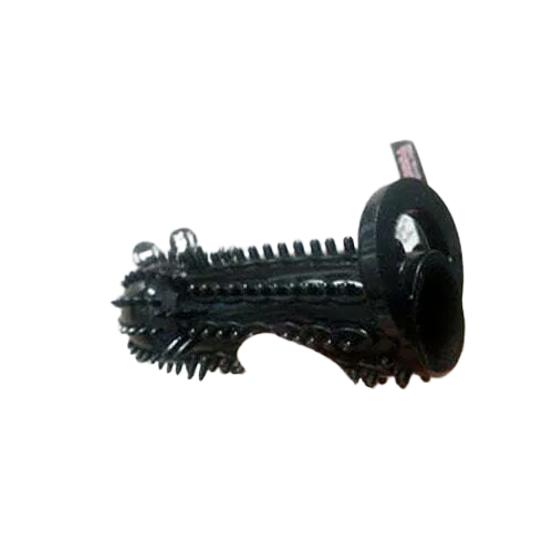 Black Ribbed Textured Condom Stimulating Sexual Pleasure