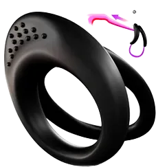 Black Spiked Penis Ring Delay Ejaculation