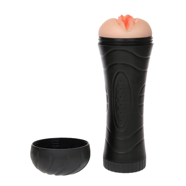 Black Wolf Remote Controlled Vibrating Masturbator