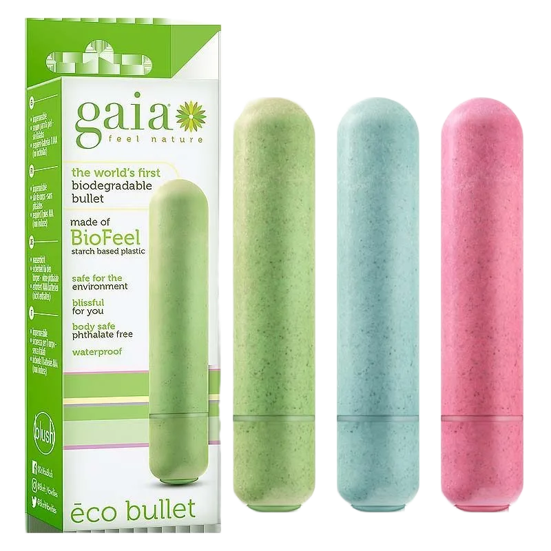 Blush Gaia Mini G Spot Vibrator Powerful Eco-Friendly Travel Size