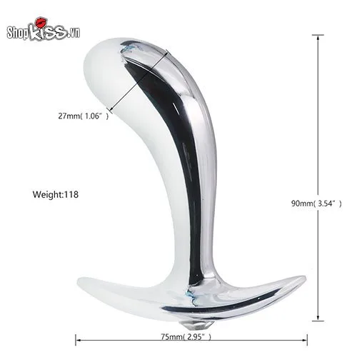 HM72N Stainless Steel Anal Pleasure Set Trio — photo 4